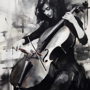 Woman's devotion - Πίνακας σε καμβά Woman's devotion - Πίνακας σε καμβά