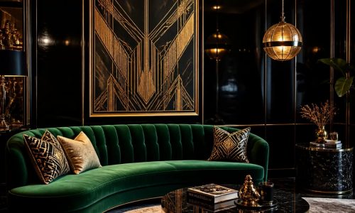 Neo Deco: Η Art Deco επιστρέφει με μαύρο, σμαραγδί και χρυσό