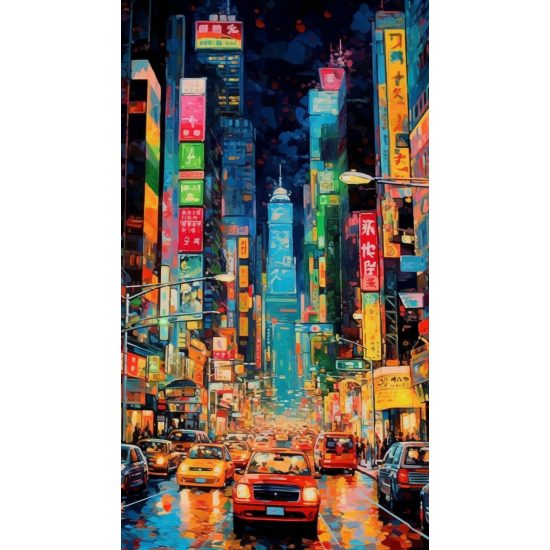 Tokyo street - Πίνακας σε καμβά
