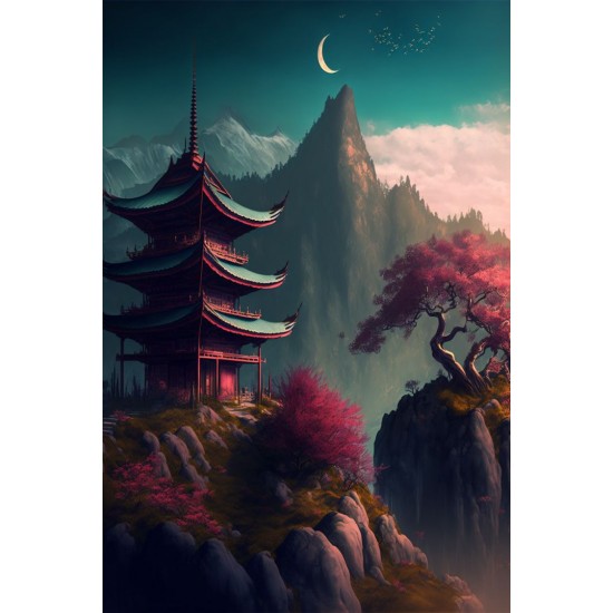 China mountains - Πίνακας σε καμβά Κάδρα / Καμβάδες