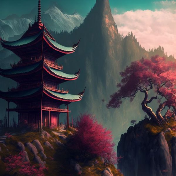 China mountains - Πίνακας σε καμβά