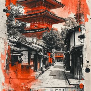 China town - Πίνακας σε καμβά China town - Πίνακας σε καμβά