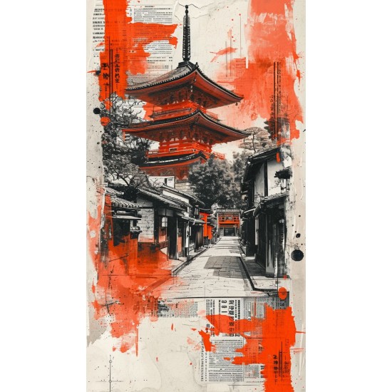 China town - Πίνακας σε καμβά