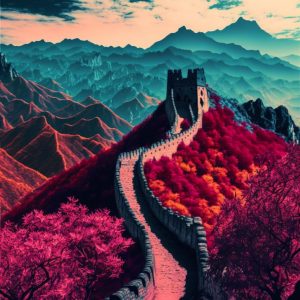 Great wall - Πίνακας σε καμβά Great wall - Πίνακας σε καμβά