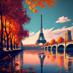La Seine - Πίνακας σε καμβά La Seine - Πίνακας σε καμβά