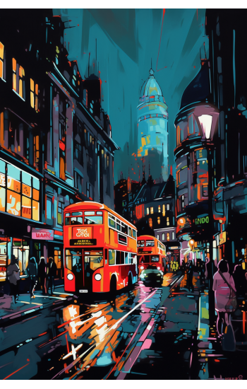 London city - Πίνακας σε καμβά