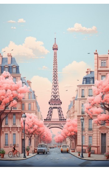 Minimal Paris - Πίνακας σε καμβά