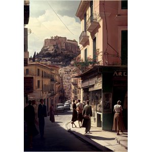 Old Athens - Πίνακας σε καμβά Old Athens - Πίνακας σε καμβά