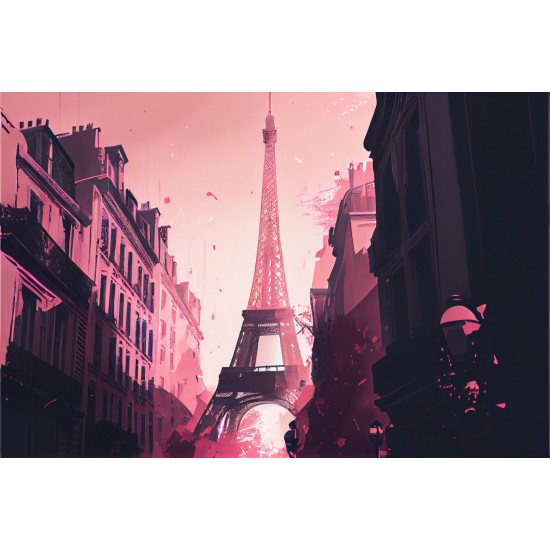 Paris eiffel tower 4 - Πίνακας σε καμβά Κάδρα / Καμβάδες