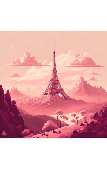 Paris eiffel tower 6 - Πίνακας σε καμβά