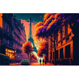 Paris path 2 - Πίνακας σε καμβά Paris path 2 - Πίνακας σε καμβά