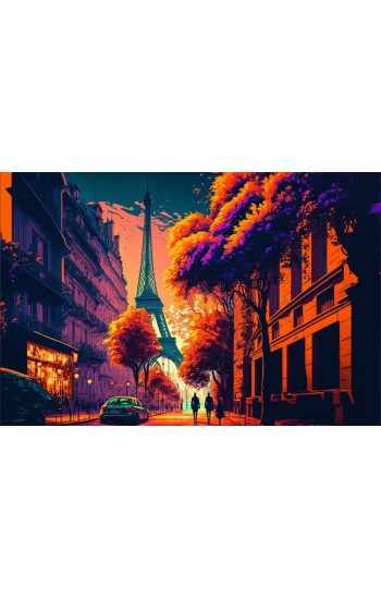 Paris path 2 - Πίνακας σε καμβά