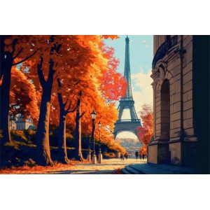 Paris path - Πίνακας σε καμβά