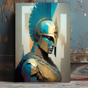 Elegant Spartan warrior - Πίνακας σε καμβά