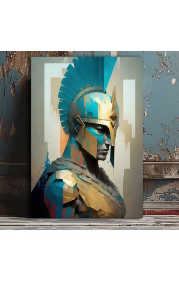 Elegant Spartan warrior - Πίνακας σε καμβά