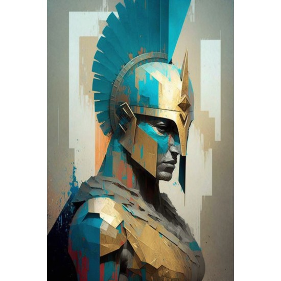 Elegant Spartan warrior - Πίνακας σε καμβά Κάδρα / Καμβάδες