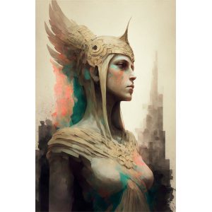 Beautiful elegant Athena statue - Πίνακας σε καμβά