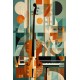Fine art print of a jazz collage - Πίνακας σε καμβά Κάδρα / Καμβάδες