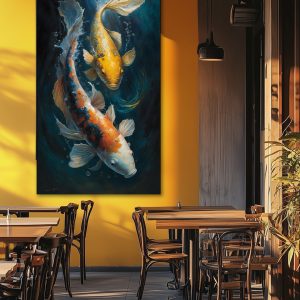 Koi fish - Πίνακας σε καμβά