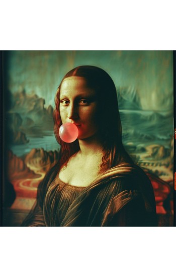 Modern Mona Lisa - Πίνακας σε καμβά