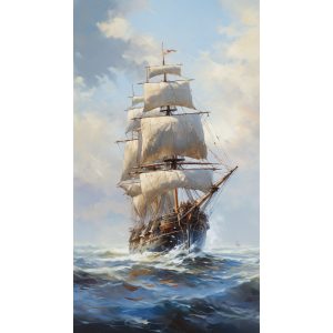Sailing in the water - Πίνακας σε καμβά