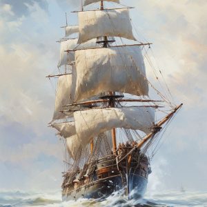 Sailing in the water - Πίνακας σε καμβά