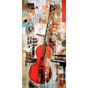 The violin - Πίνακας σε καμβά