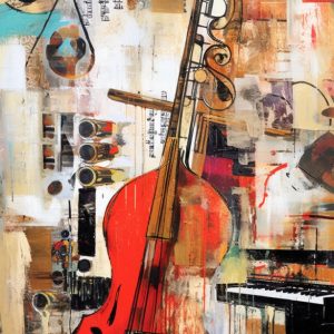 The violin - Πίνακας σε καμβά