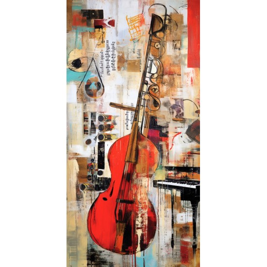 The violin - Πίνακας σε καμβά Κάδρα / Καμβάδες