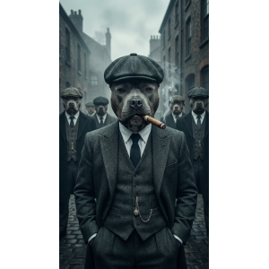 Pet Portrait - Το Κατοικίδιο σας ως Βασιλιάς ή Gangster