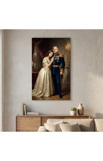 Couple Goals Portrait - Βασιλικό Ρομάντζο ή Action Duo (Για Ζευγάρια)