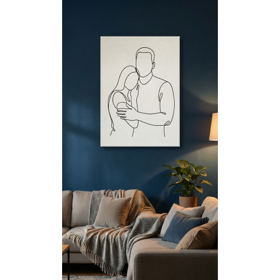 Προσωποποιημένο Γραμμικό Πορτρέτο (Wire Art Illusion Style)