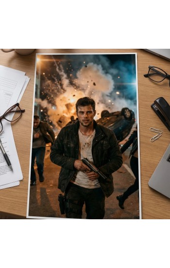 Πορτρέτο Action Hero - Γίνε Πρωταγωνιστής Ταινίας Δράσης