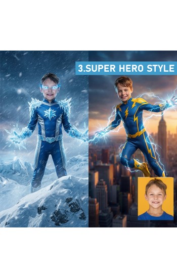 Πορτρέτο Hero Style - Γίνε Υπερήρωας 