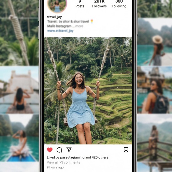 πορτρέτο influencer γυναίκα με ποτό σε σκάφος amalfi coast lifestyle δώρο ai