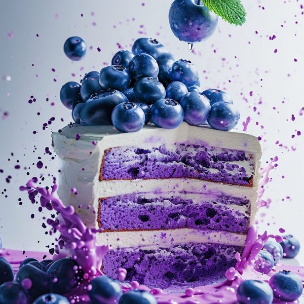 Blueberry cake - Πίνακας σε καμβά