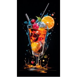 Coctail - Πίνακας σε καμβά