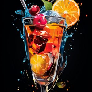 Coctail - Πίνακας σε καμβά