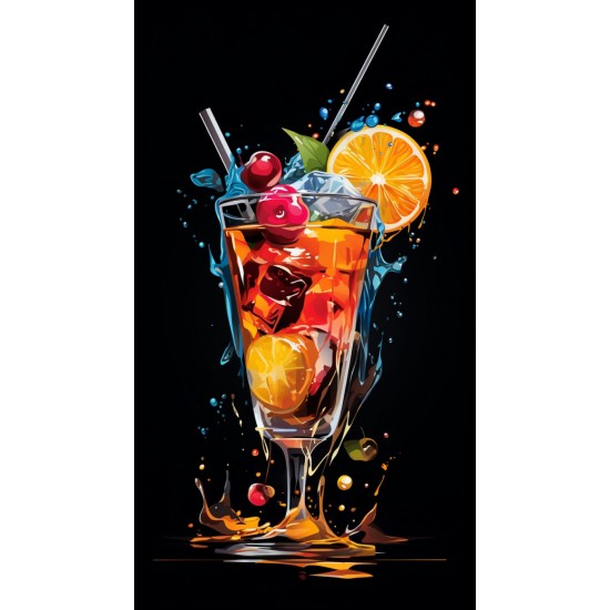 Coctail - Πίνακας σε καμβά