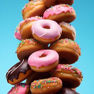Donuts tower - Πίνακας σε καμβά Donuts tower - Πίνακας σε καμβά