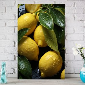 Fresh lemons - Πίνακας σε καμβά