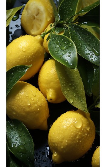 Fresh lemons - Πίνακας σε καμβά