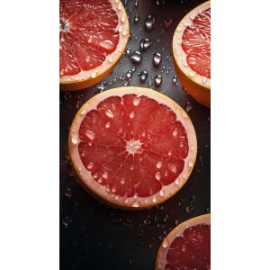 Grapefruit love - Πίνακας σε καμβά