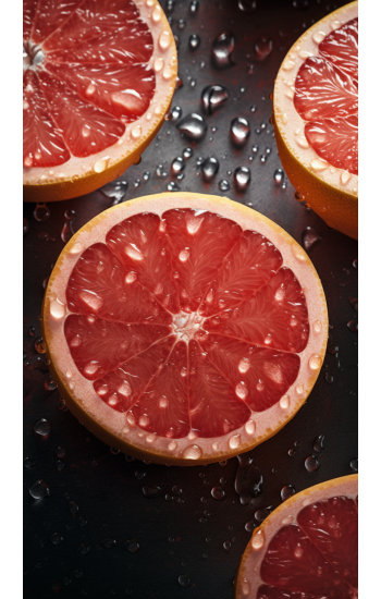 Grapefruit love - Πίνακας σε καμβά