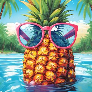 Tropical summer - Πίνακας σε καμβά Tropical summer - Πίνακας σε καμβά