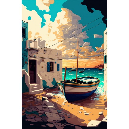 Adventure island - Πίνακας σε καμβά Κάδρα / Καμβάδες