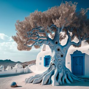 Alien wisdom tree 2 - Πίνακας σε καμβά
