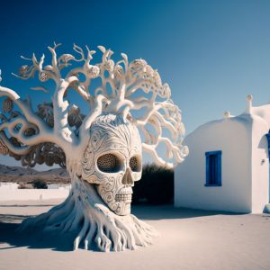 Alien wisdom tree - Πίνακας σε καμβά Alien wisdom tree - Πίνακας σε καμβά