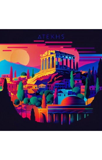 Ancient Greece 3 - Πίνακας σε καμβά