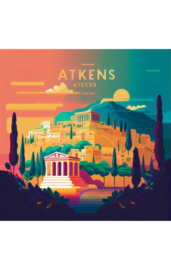 Ancient Greece 4 - Πίνακας σε καμβά